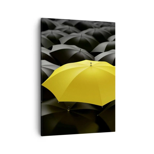 Lærredstryk - Billede på lærred - Farvel til tristhed - 50x70 cm
