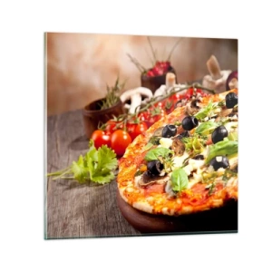 Billede på glas - Af tellurholdige bestanddele - 70x70 cm