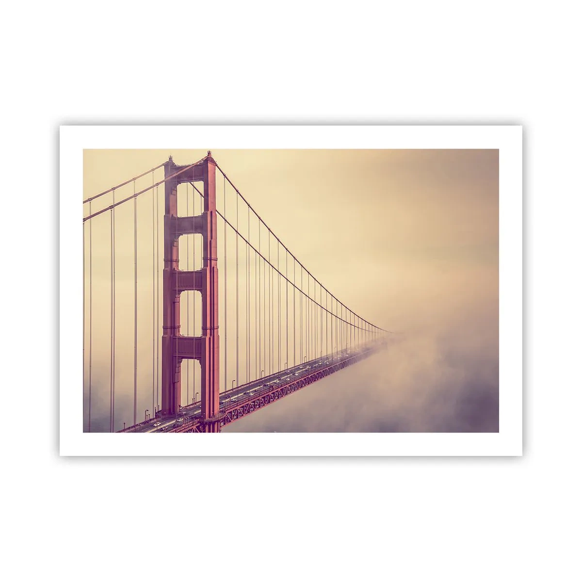 Plakat - Mellem himmel og jord - 70x50 cm