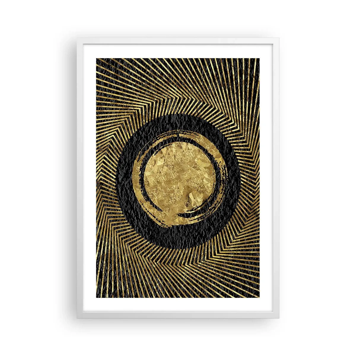Plakat i hvid ramme - Glamour-komposition - 50x70 cm