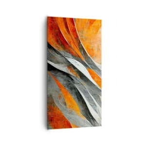 Lærredstryk - Billede på lærred - Varme og kulde - 65x120 cm