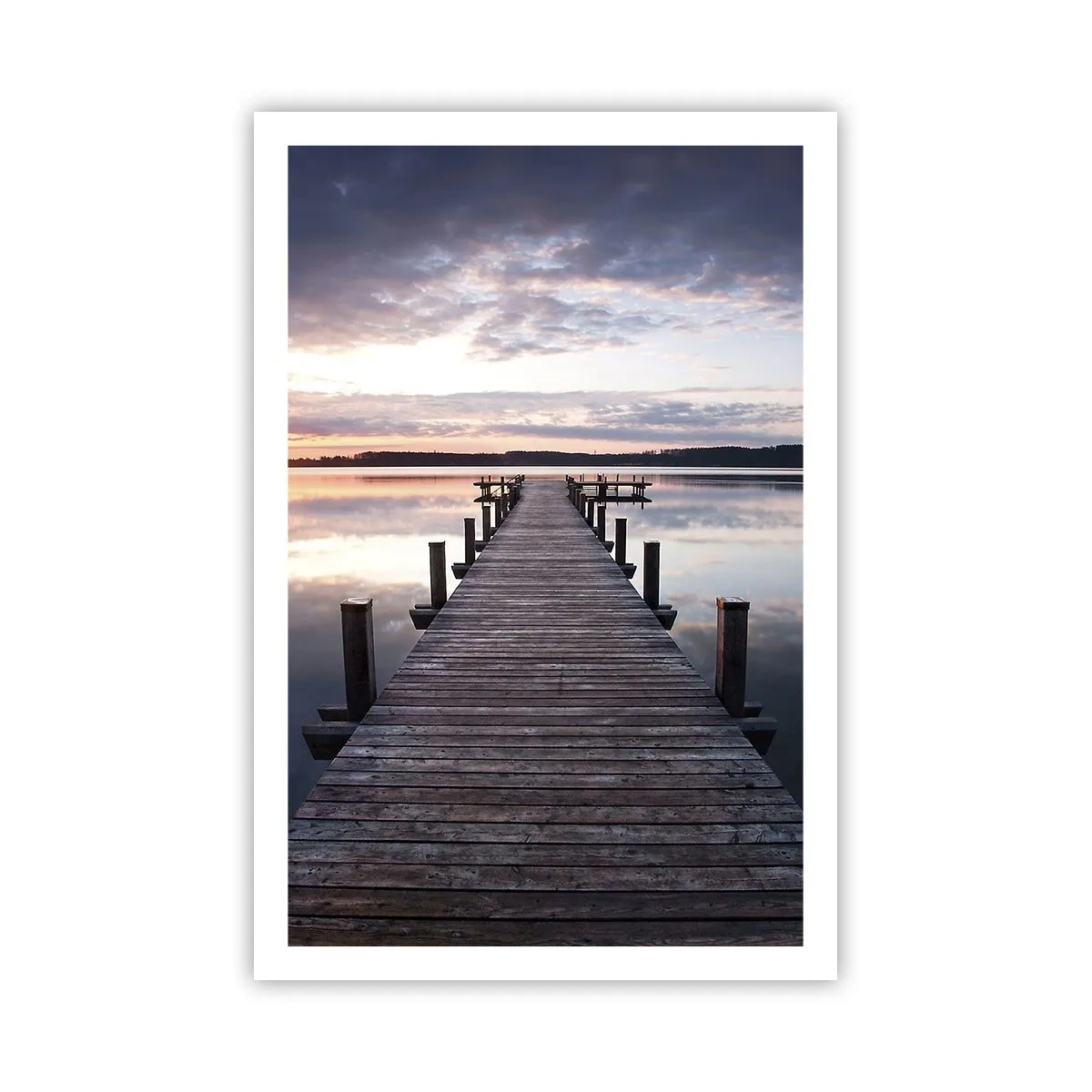 Plakat - Den tavse grænse mellem dag og nat - 61x91 cm