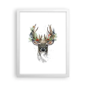 Plakat i hvid ramme - I festlig påklædning - 30x40 cm