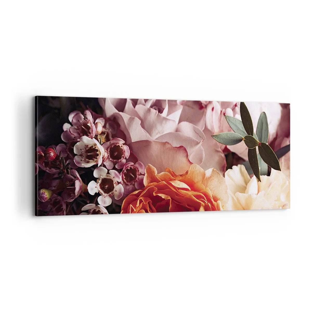 Lærredstryk - Billede på lærred - Indhyllet i skønhed - 100x40 cm