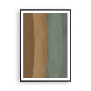 Plakat i sort ramme - Vandret sammensætning - 70x100 cm