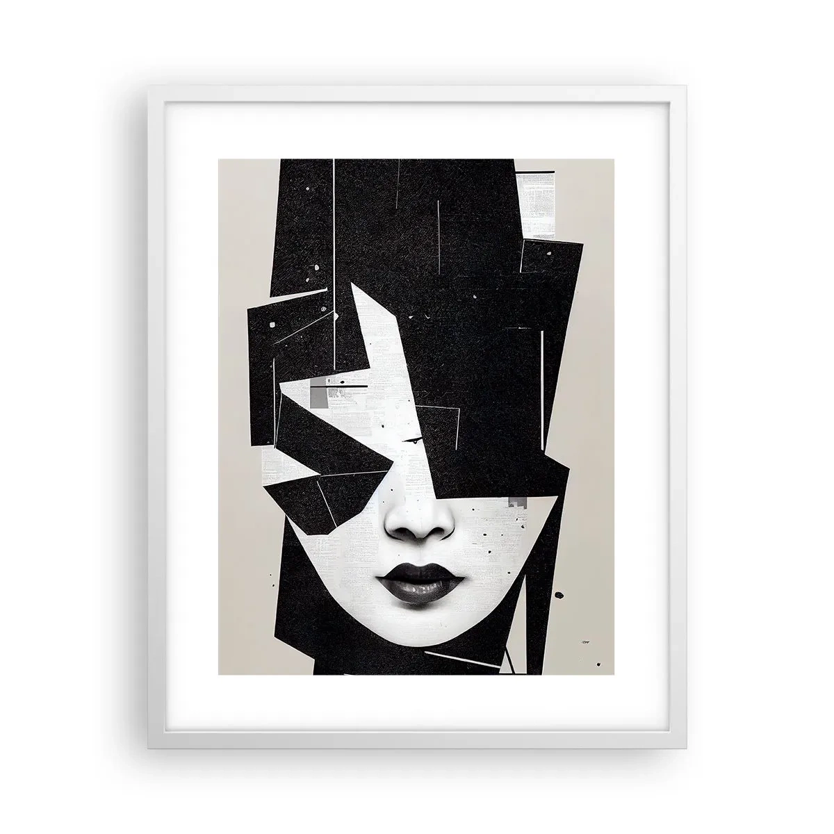 Plakat i hvid ramme - Dybt skjult - 40x50 cm