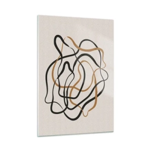 Billede på glas - Alt er gået galt - 50x70 cm