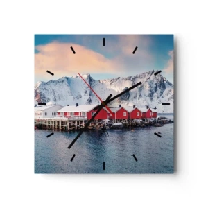 Vægur, Uret - Nordlig tilbagetrækning - 30x30 cm