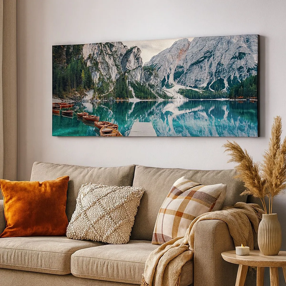 Lærredstryk - Billede på lærred - Vi vil vise dig skønheden - 100x40 cm