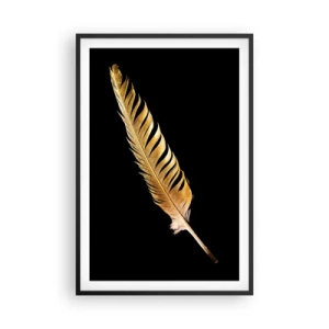Plakat i sort ramme - Det er ikke nogen ringe præstation, at den... - 61x91 cm