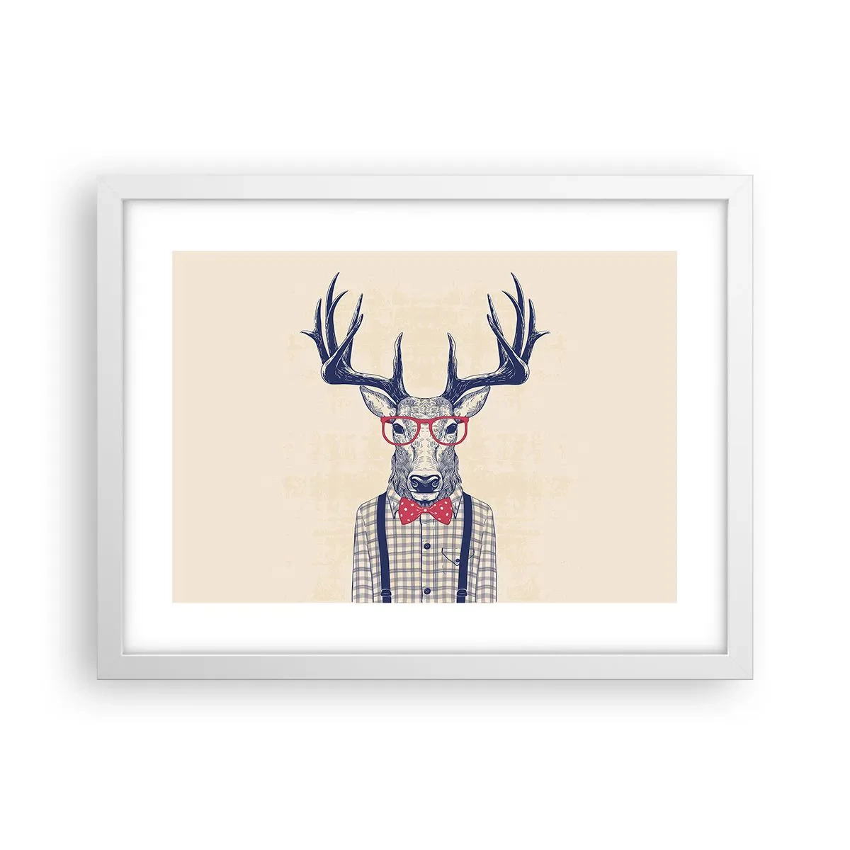 Plakat i hvid ramme - Et underholdende ekstravaganza - 40x30 cm