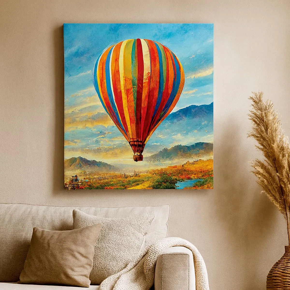 Lærredstryk - Billede på lærred - I stilhed kan du se mere - 30x30 cm