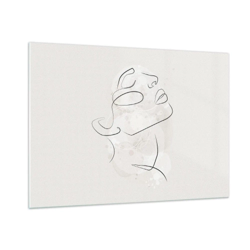 Billede på glas - Skitse af drømmen - 100x70 cm