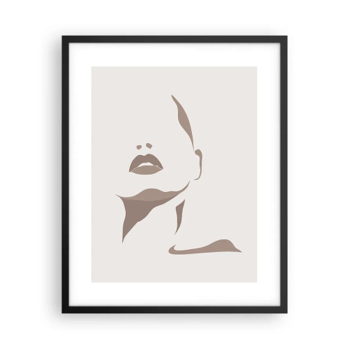 Plakat i sort ramme - Skabt af lys og skygge - 40x50 cm