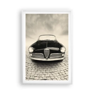 Plakat i hvid ramme - Og hvordan kan man ikke elske mig? - 61x91 cm