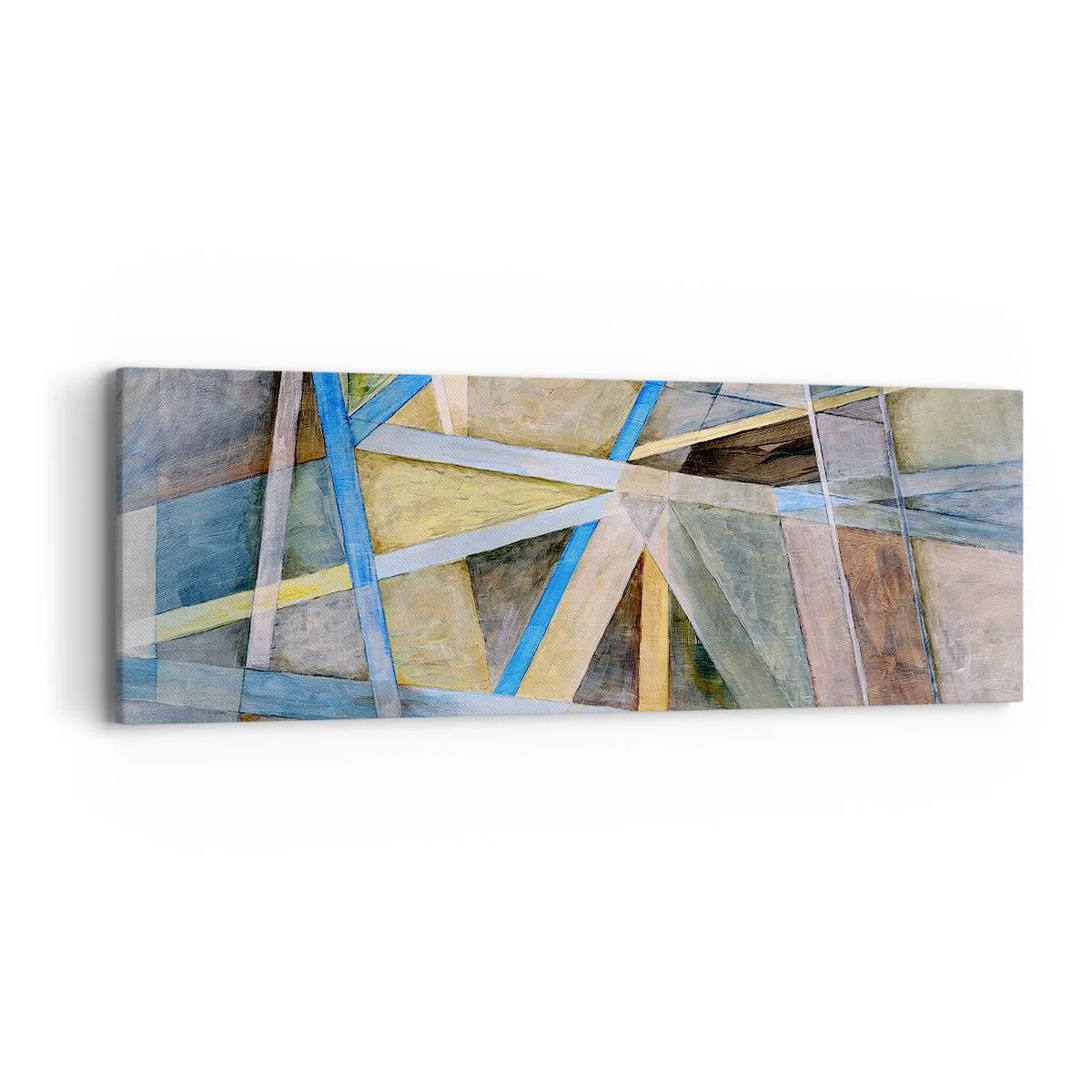 Lærredstryk - Billede på lærred - Lige eller skråt? - 90x30 cm