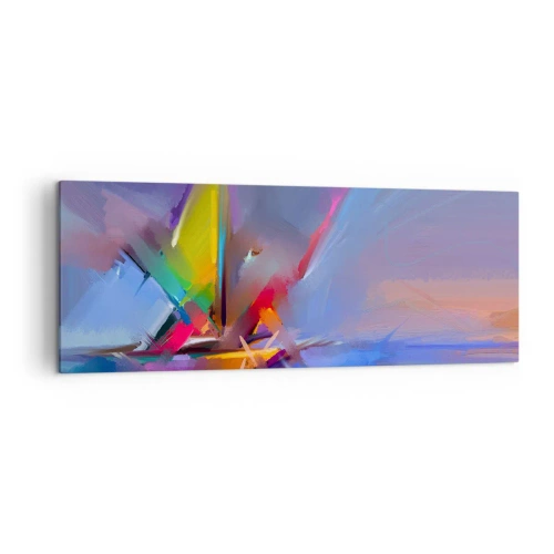 Lærredstryk - Billede på lærred - Propeller som en fugl - 140x50 cm