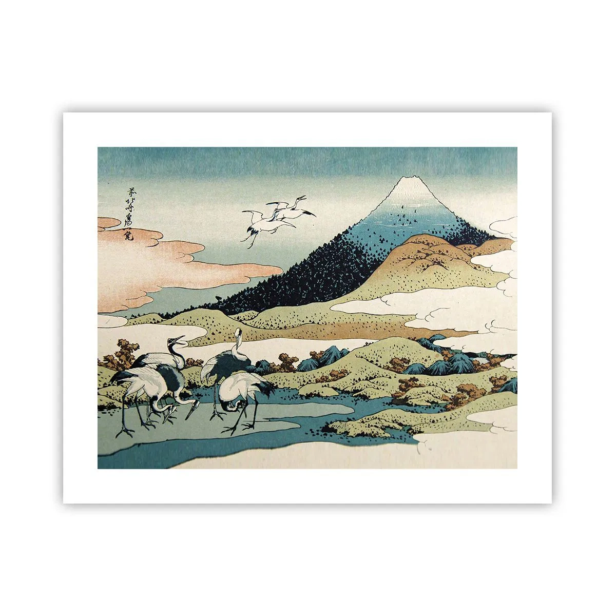 Plakat - I japansk ånd - 50x40 cm