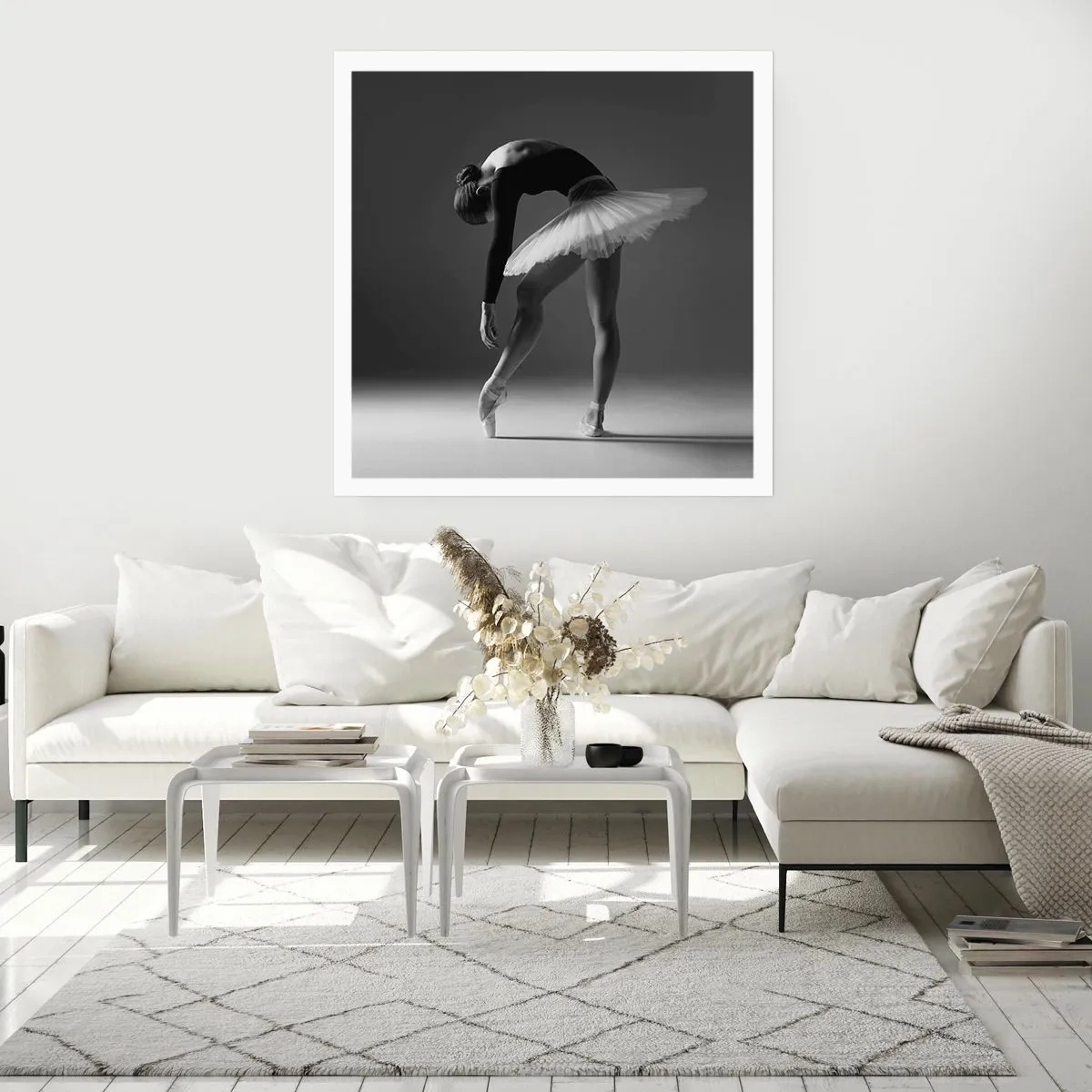 Plakat - Bella balerina - 50x50 cm