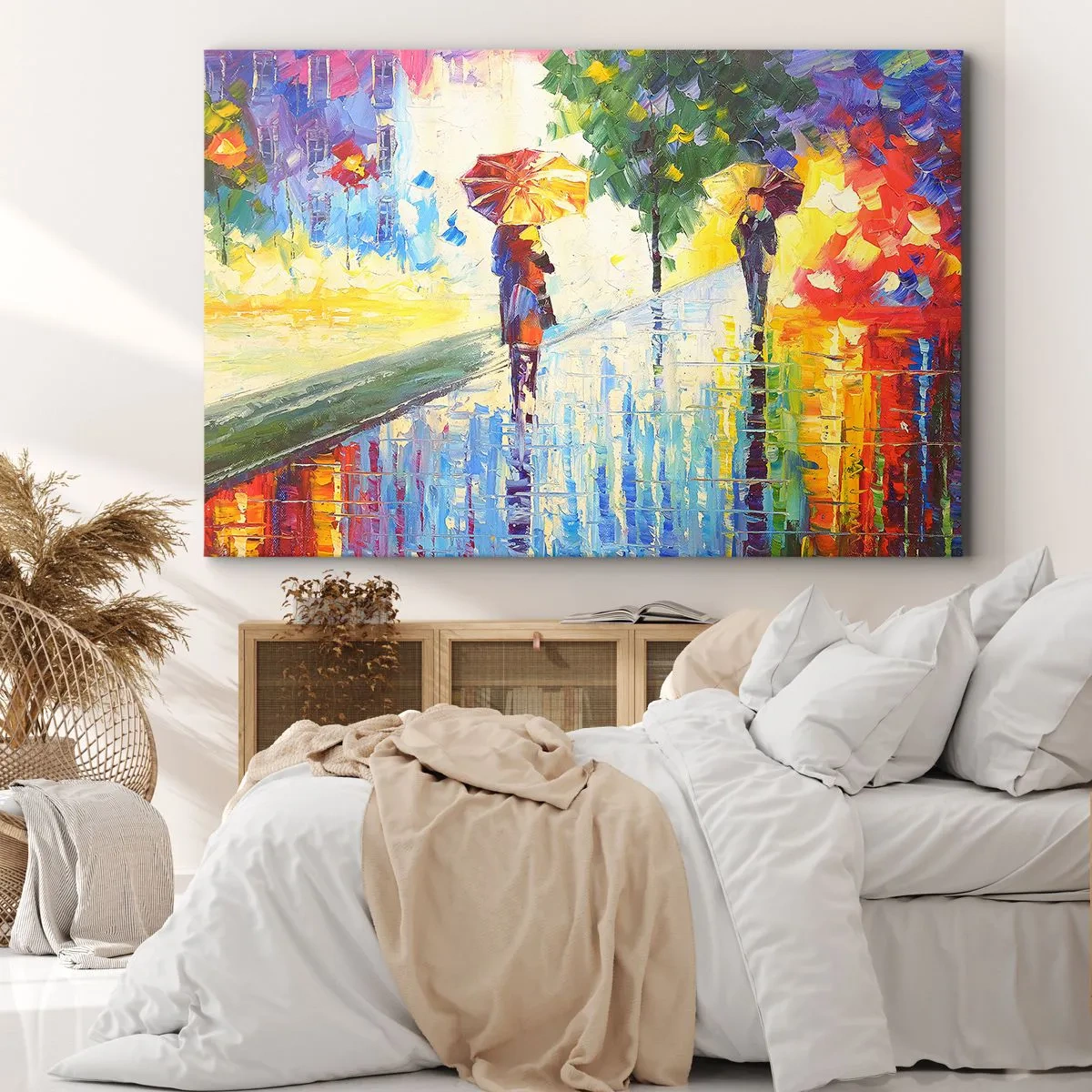 Lærredstryk - Billede på lærred - Og alt er klart - 100x70 cm