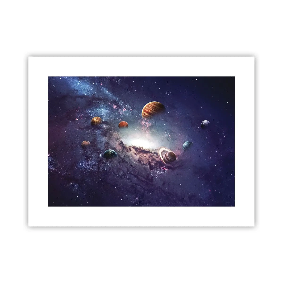 Plakat - Systemet med soldans - 40x30 cm