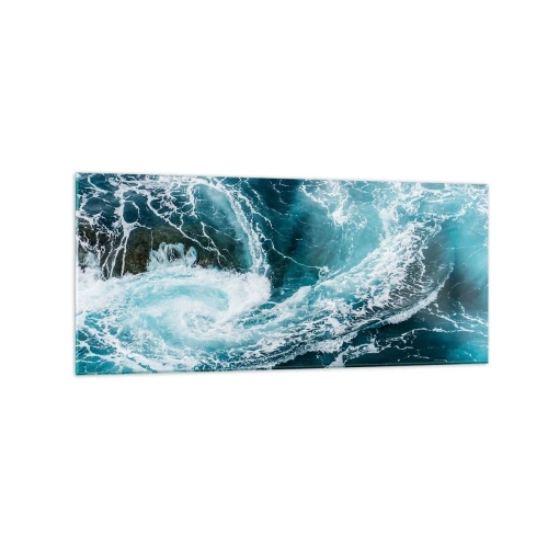 Billede på glas - Porten til jordens indre - 120x50 cm