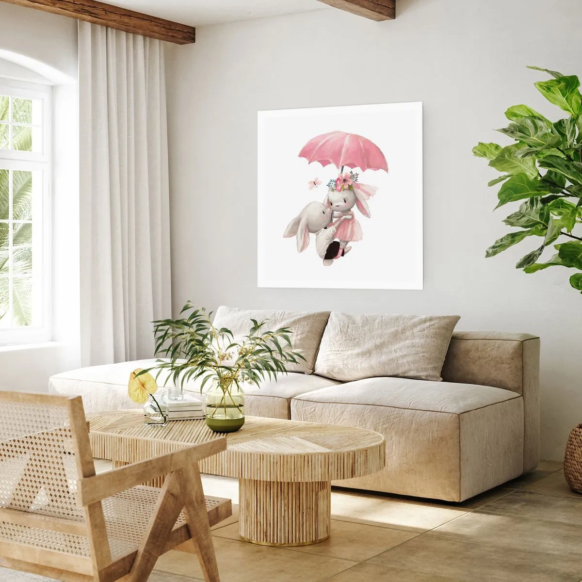 Plakat - Det er kærlighed - 60x60 cm