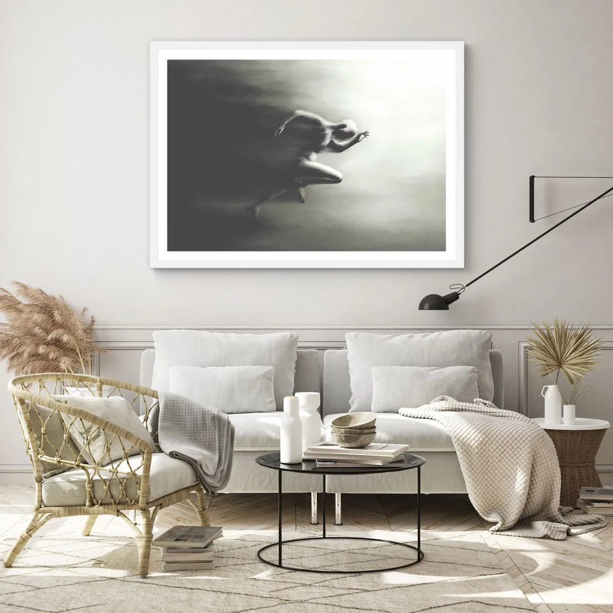 Plakat i hvid ramme - Ustoppelig - 40x30 cm