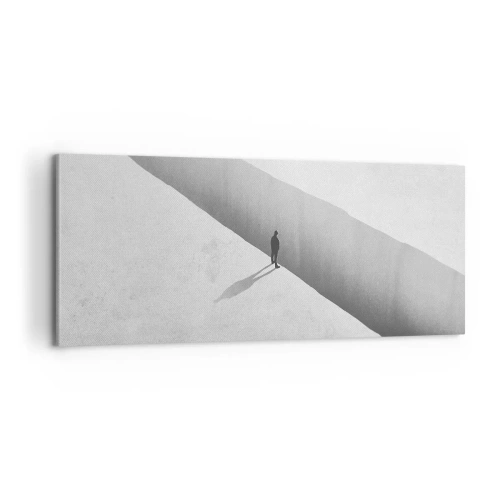Lærredstryk - Billede på lærred - Lys destination - 100x40 cm
