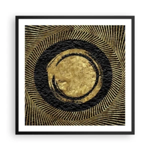 Plakat i sort ramme - Glamour-komposition - 60x60 cm