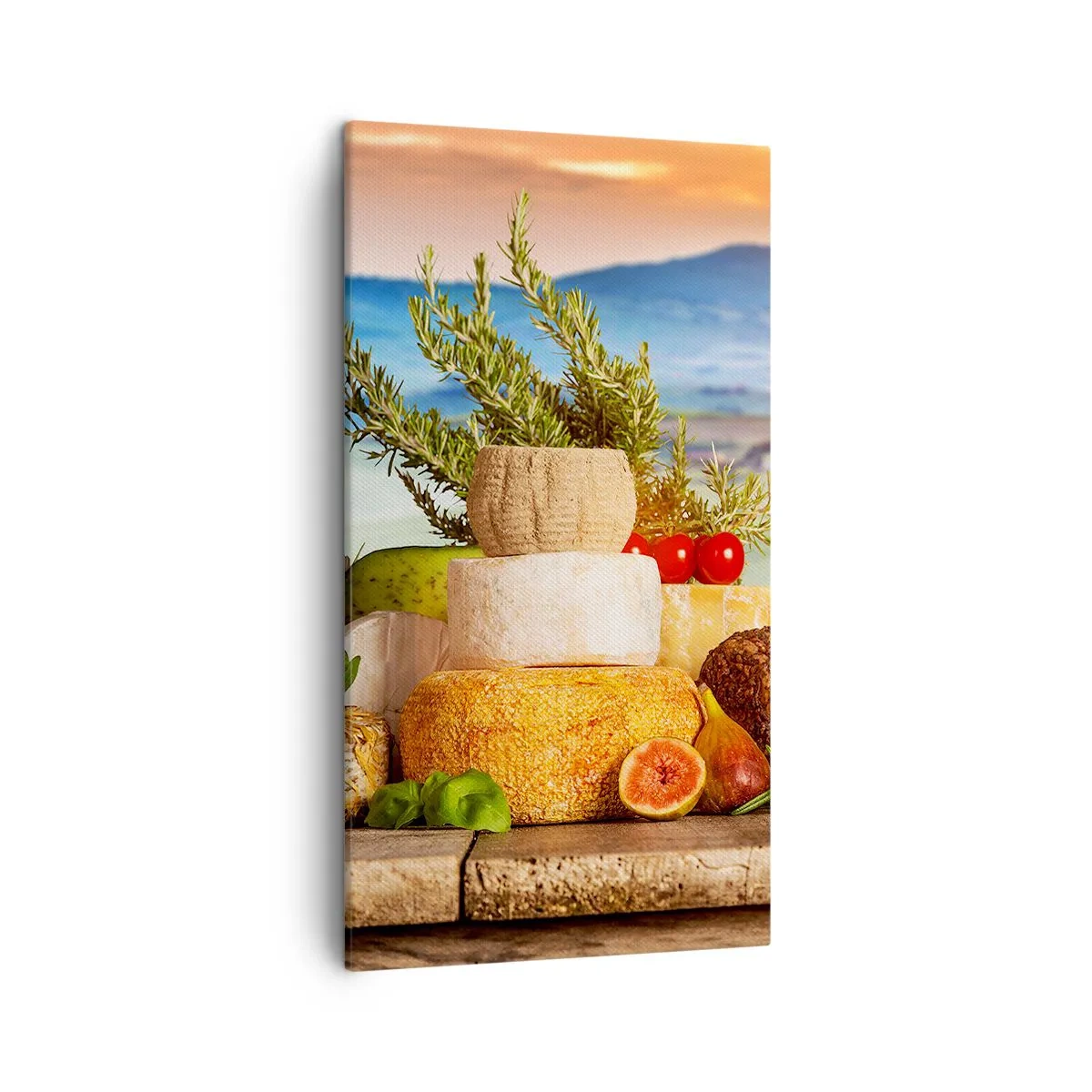 Lærredstryk - Billede på lærred - Italiensk livsglæde - 45x80 cm