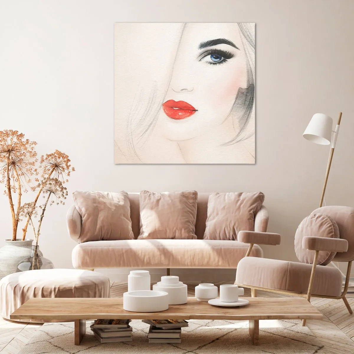 Lærredstryk - Billede på lærred - Hypnotiserer og beruser - 60x60 cm