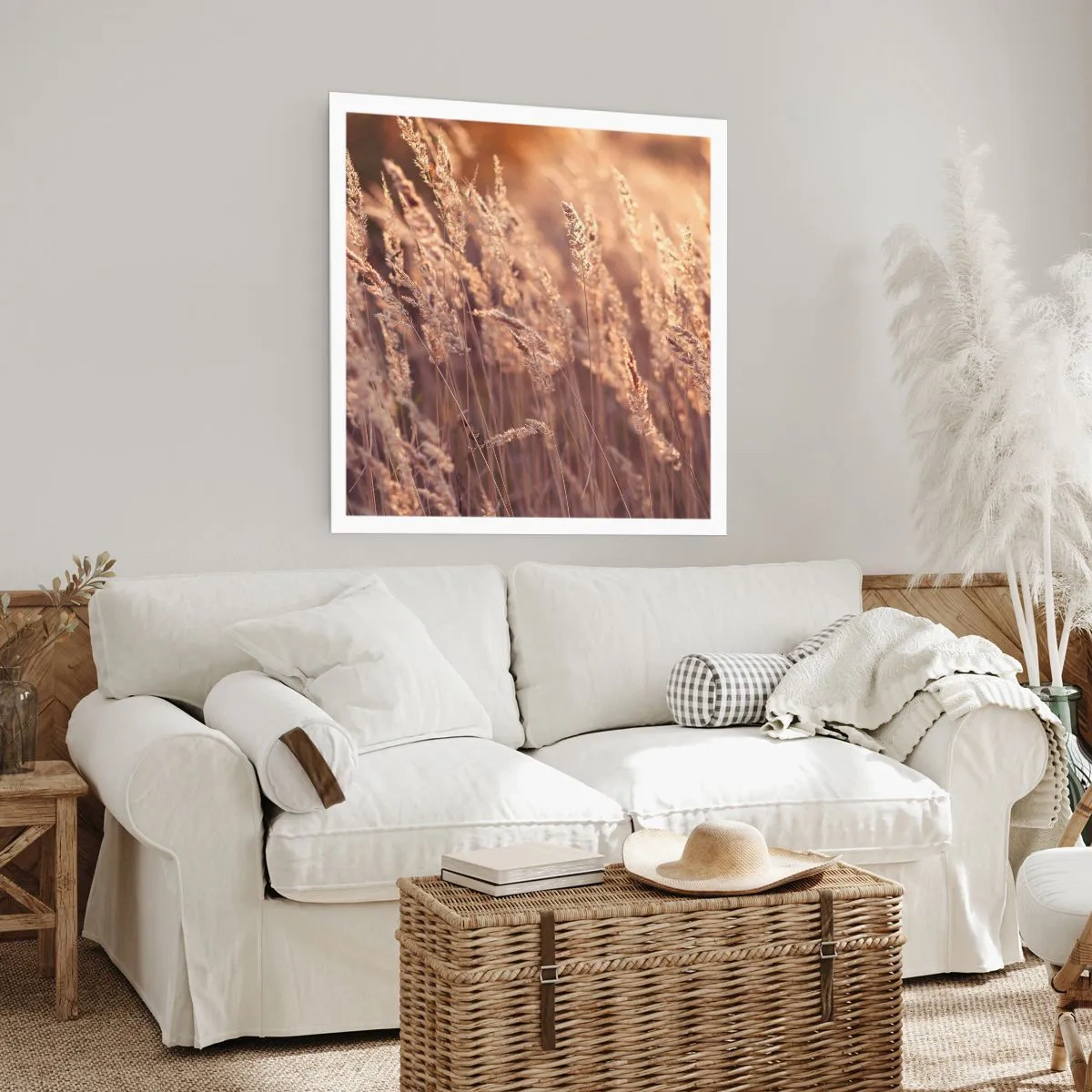 Plakat - Klar til at byde efteråret velkommen - 40x40 cm