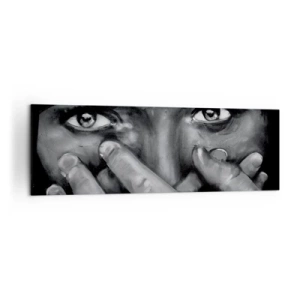 Lærredstryk - Billede på lærred - Jeg vil ikke sige, hvem der har malet det - 160x50 cm