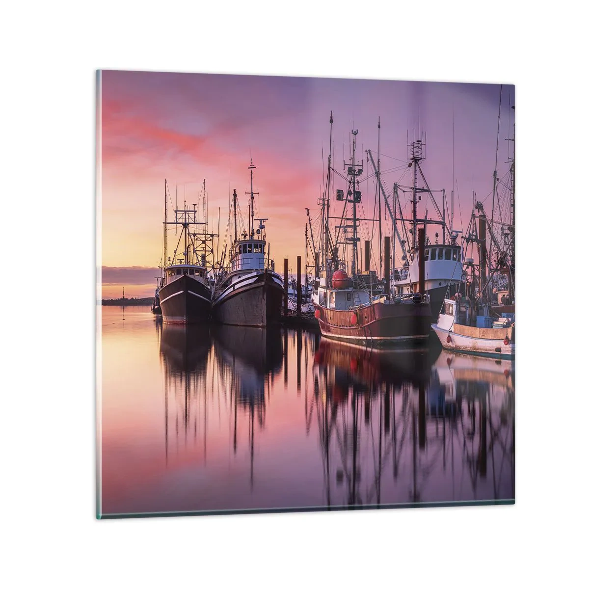 Billede på glas - Før den næste dag - 40x40 cm