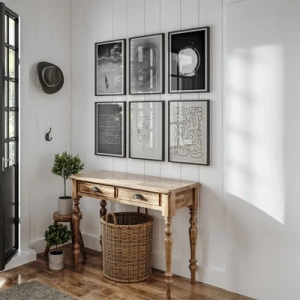 Scandinavian entrance - Inspiration til hallen