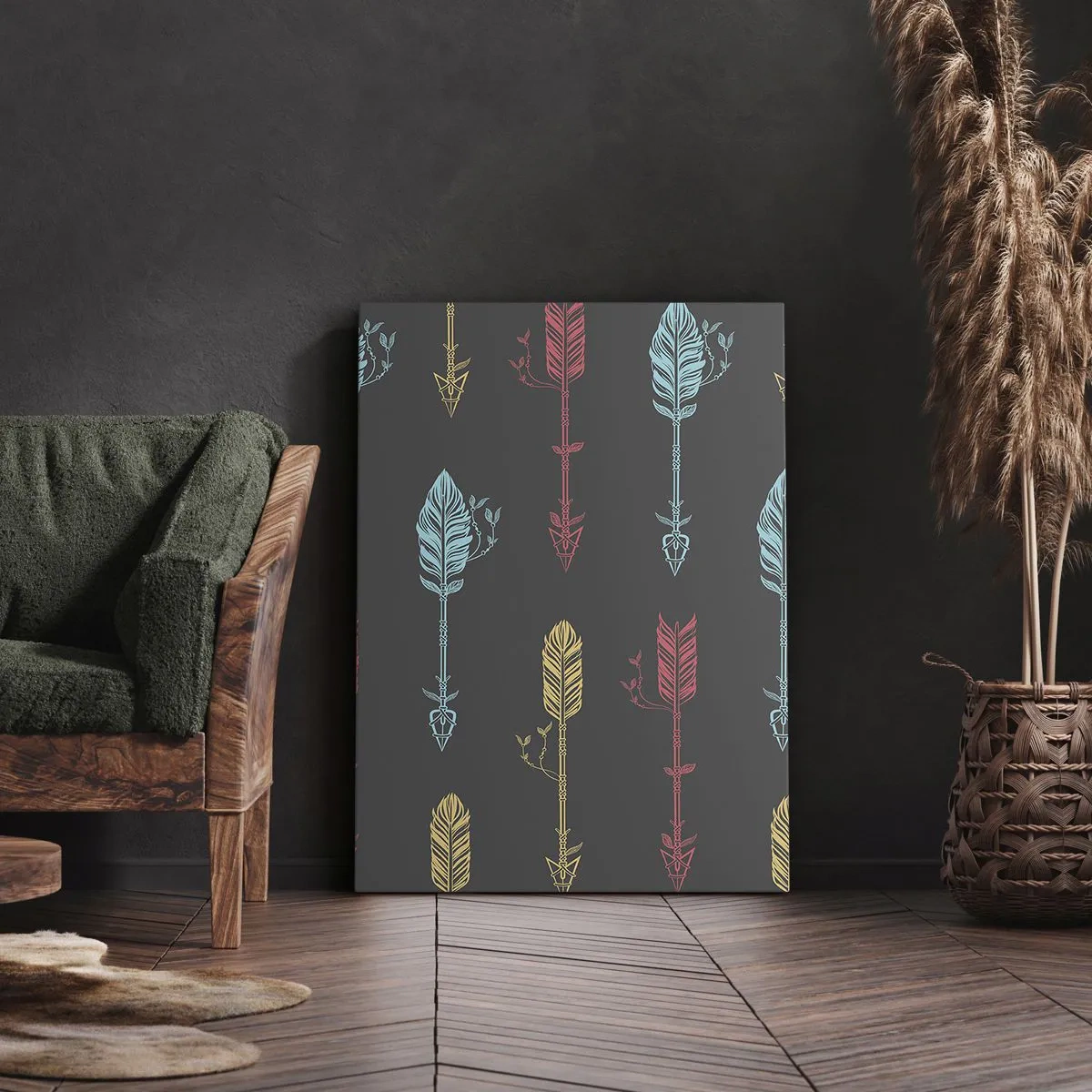 Lærredstryk - Billede på lærred - For at - 50x70 cm