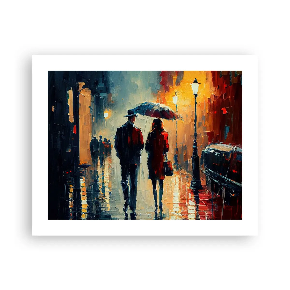 Plakat - Urban kærlighedshistorie - 50x40 cm