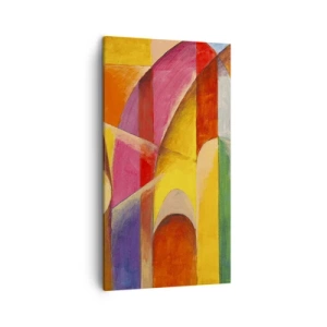 Lærredstryk - Billede på lærred - Solens katedral - 45x80 cm