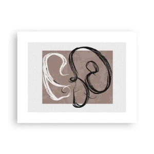 Plakat - Komposition - en søgen efter fuldstændighed - 40x30 cm