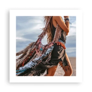 Plakat - Shamanens pige - 40x40 cm