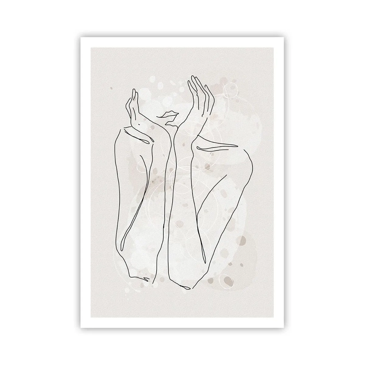 Plakat - En drømmende stund - 70x100 cm