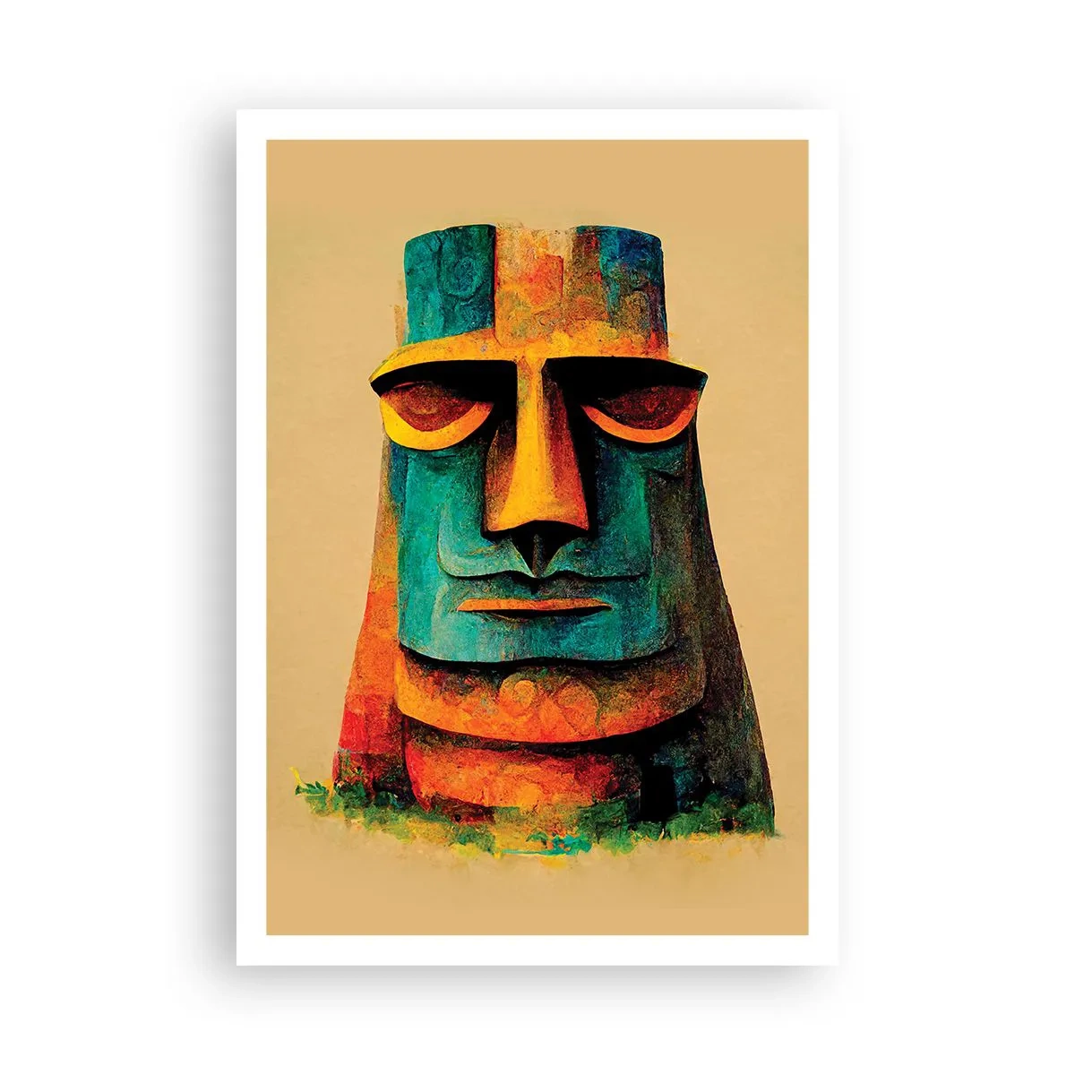 Plakat - Statuarisk, men alligevel sympatisk - 70x100 cm