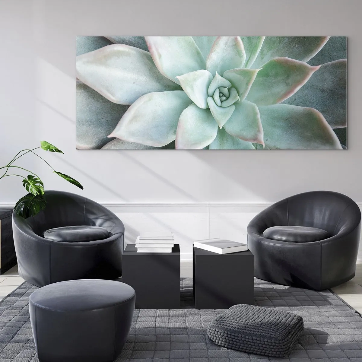 Billede på glas - Hjertet af ørkenen - 100x40 cm