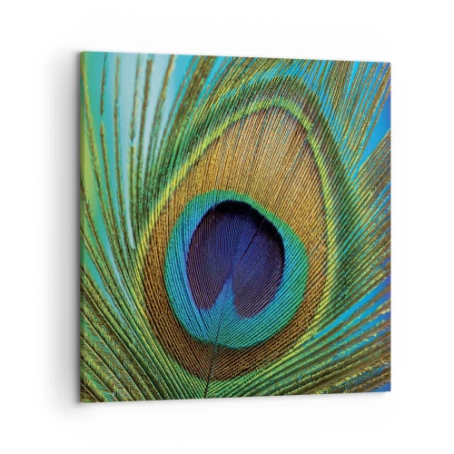 Lærredstryk - Billede på lærred - Øje mod øje - 50x50 cm