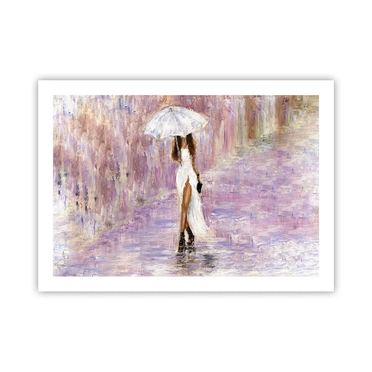 Plakat - I den syrenrøde regn - 70x50 cm