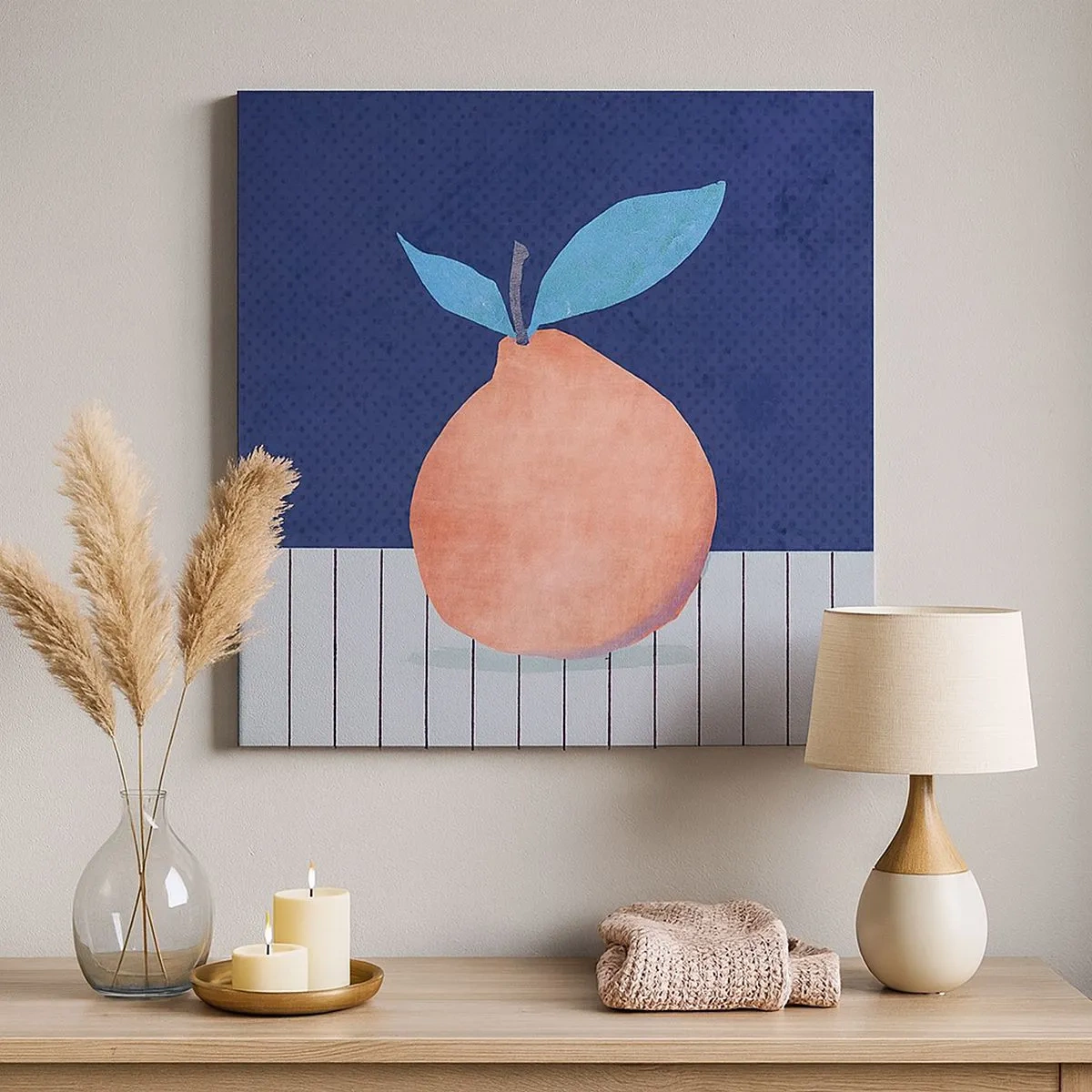 Lærredstryk - Billede på lærred - Konveksitet og plan - 30x30 cm