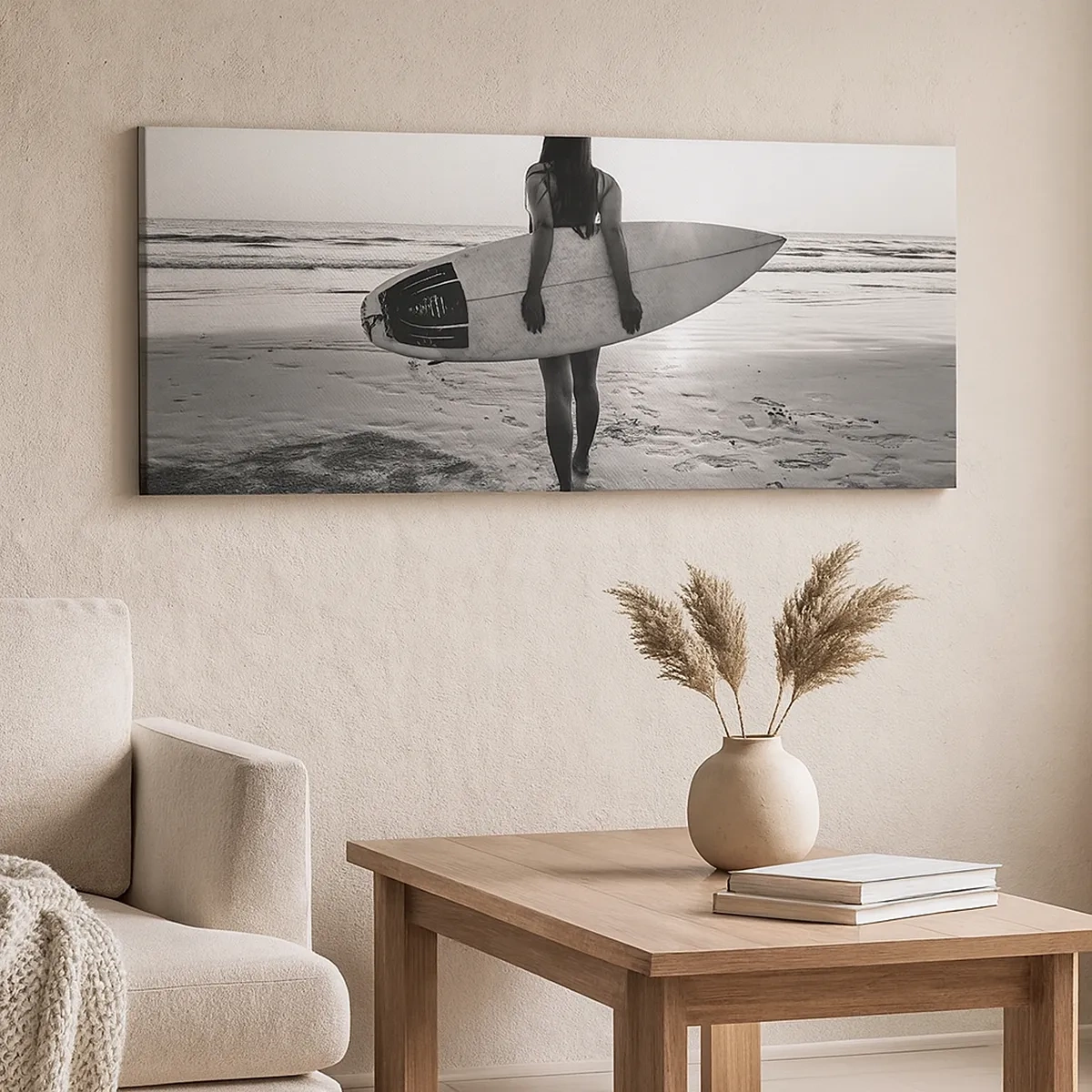 Lærredstryk - Billede på lærred - Datter af havbølgen - 30x30 cm