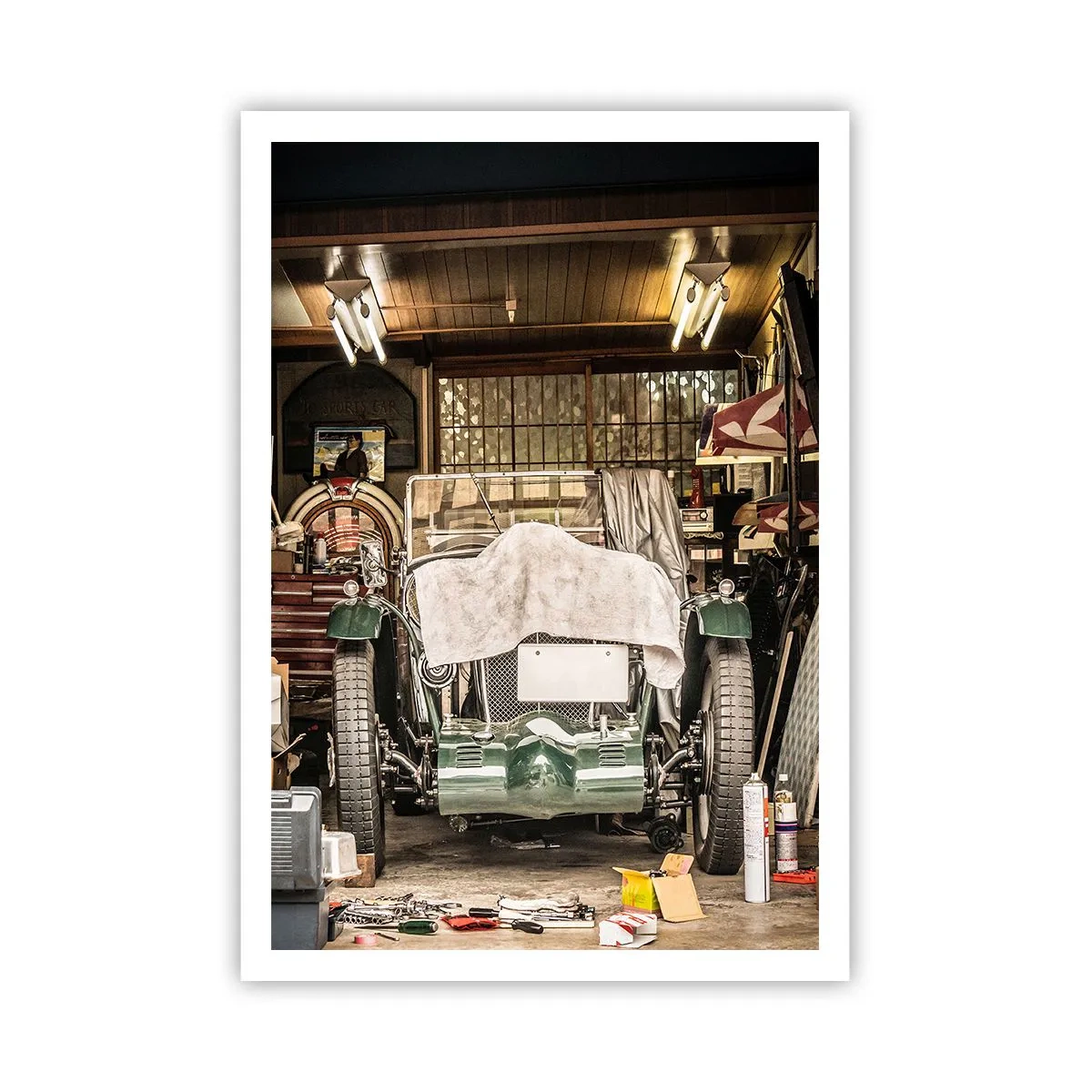 Plakat - Tilbage til fortiden - 70x100 cm