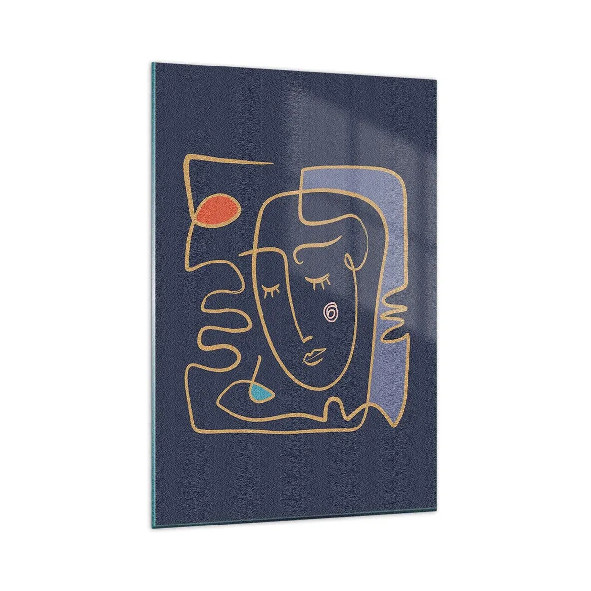 Billede på glas - I drømmerier - 80x120 cm